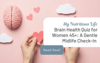 brain health quiz for women over 45 blog graphic