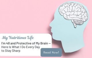 brain health after 40 blog post graphic